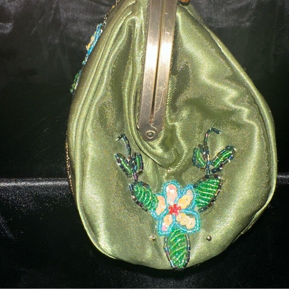 Monsoon Accessorize Clutch Bag Pink Butterfly Butterflies Embroidery 13 x 7 - Picture 7 of 13